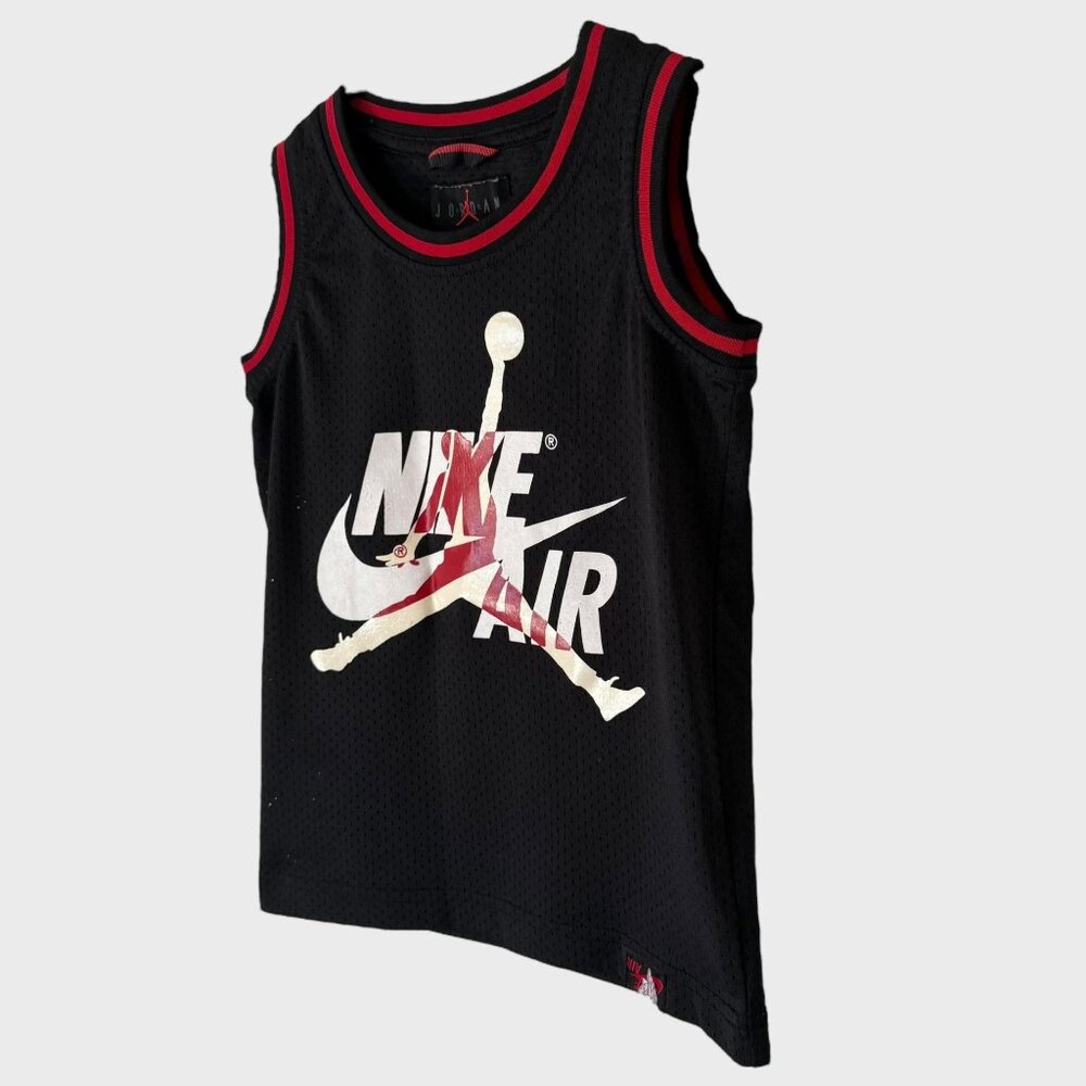 Nike Air Jordan Kids Jumpman Basketball Jersey Black Toddler Size Extra Small - Picture 2 of 10